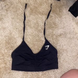 Gymshark black sports bra